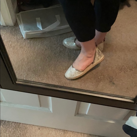 Seychelles Los Angeles Anthropologie gold metallic size 7 - Picture 12 of 15